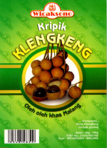 Keripik kelengkeng malang