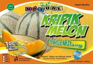 Keripik buah melon